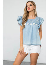 Load image into Gallery viewer, Nikki Denim Top
